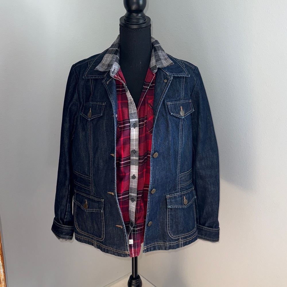 Eddie Bauer Red Plaid Women's Shirt